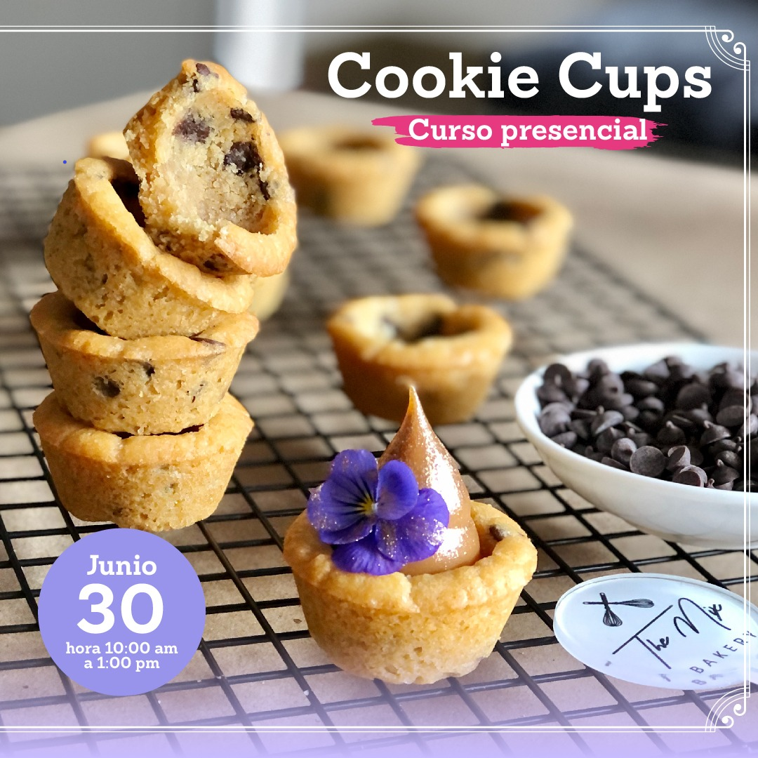 Curso Cookie Cups Presencial