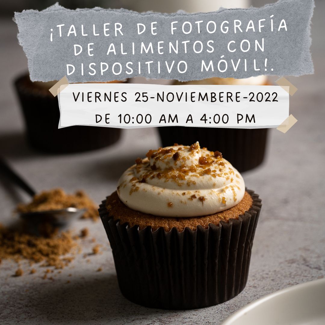 Curso de Fotografía de Alimentos con Celular Presencial - Nuevo -