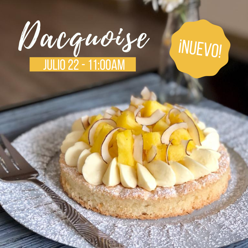 Dacquoise  (Bizcocho Merengado de Almendra)