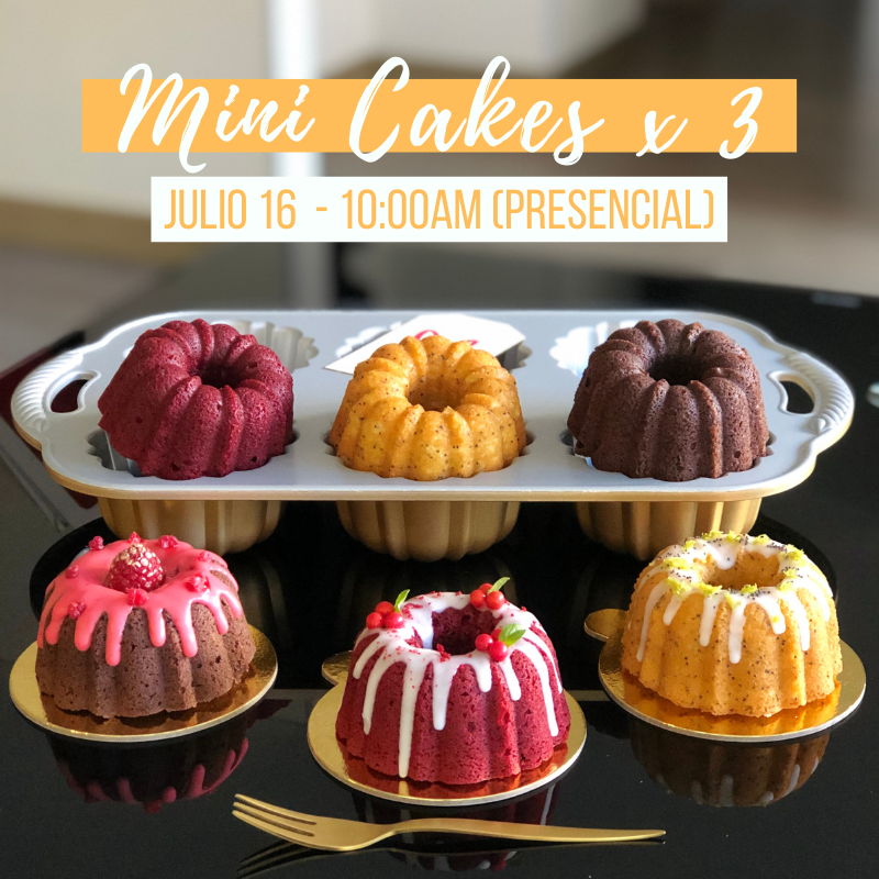 Mini Cakes x 3 Presencial